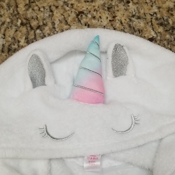 "I'm Really a Unicorn" Soft White Sweater w/Hoodie - Picture 10 of 13